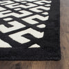 Safavieh Chatham Cht719 Ivory/Black Area Rug Detail