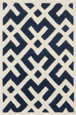 Safavieh Chatham Cht719 Dark Blue/Ivory Area Rug 