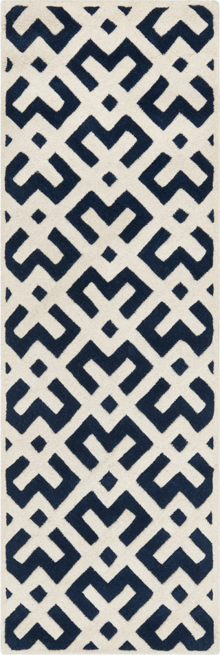 Safavieh Chatham Cht719 Dark Blue/Ivory Area Rug 