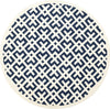Safavieh Chatham Cht719 Dark Blue/Ivory Area Rug Round