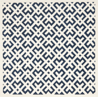 Safavieh Chatham Cht719 Dark Blue/Ivory Area Rug Square