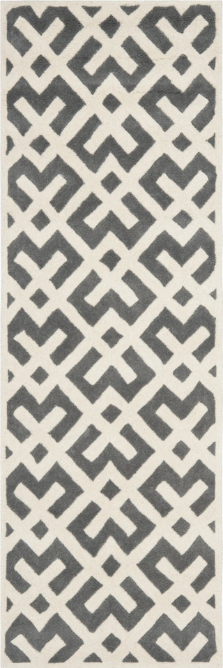 Safavieh Chatham Cht719 Dark Grey/Ivory Area Rug 