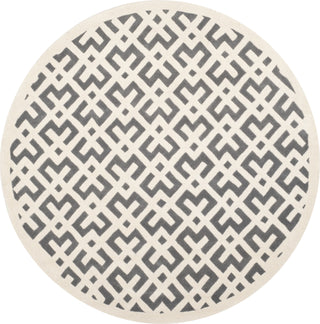 Safavieh Chatham Cht719 Dark Grey/Ivory Area Rug Round