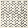 Safavieh Chatham Cht719 Dark Grey/Ivory Area Rug Square