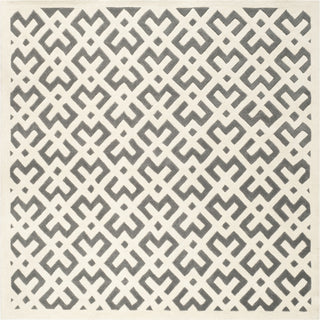 Safavieh Chatham Cht719 Dark Grey/Ivory Area Rug Square