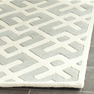 Safavieh Chatham Cht719 Grey/Ivory Area Rug Detail