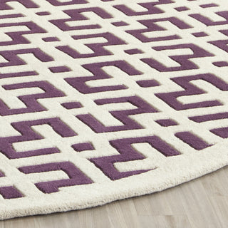 Safavieh Chatham Cht719 Purple/Ivory Area Rug Detail