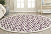 Safavieh Chatham Cht719 Purple/Ivory Area Rug Room Scene