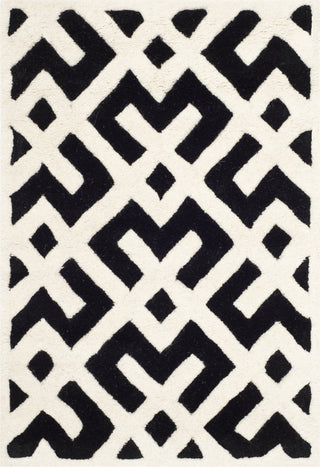 Safavieh Chatham Cht719 Black/Ivory Area Rug 