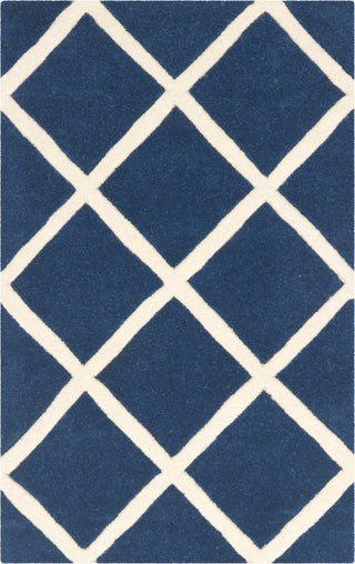 Safavieh Chatham Cht720 Dark Blue/Ivory Area Rug 