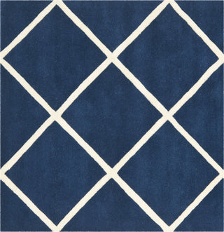 Safavieh Chatham Cht720 Dark Blue/Ivory Area Rug Square