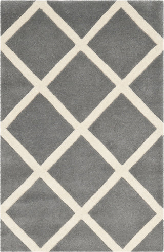 Safavieh Chatham Cht720 Dark Grey/Ivory Area Rug 