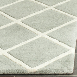 Safavieh Chatham Cht720 Grey/Ivory Area Rug Detail