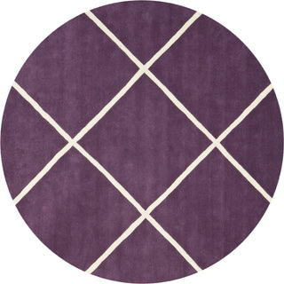 Safavieh Chatham Cht720 Purple/Ivory Area Rug Round