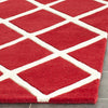 Safavieh Chatham Cht720 Red/Ivory Area Rug Detail