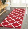 Safavieh Chatham Cht720 Red/Ivory Area Rug Room Scene Feature