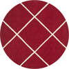 Safavieh Chatham Cht720 Red/Ivory Area Rug Round