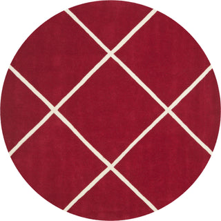 Safavieh Chatham Cht720 Red/Ivory Area Rug Round