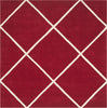 Safavieh Chatham Cht720 Red/Ivory Area Rug Square