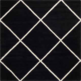 Safavieh Chatham Cht720 Black/Ivory Area Rug Square