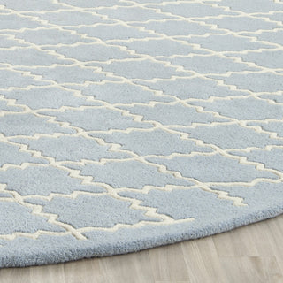 Safavieh Chatham Cht721 Blue/Ivory Area Rug Detail