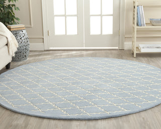 Safavieh Chatham Cht721 Blue/Ivory Area Rug Room Scene