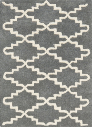 Safavieh Chatham Cht721 Dark Grey/Ivory Area Rug 