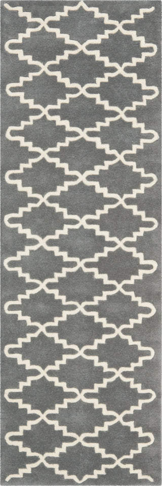 Safavieh Chatham Cht721 Dark Grey/Ivory Area Rug 