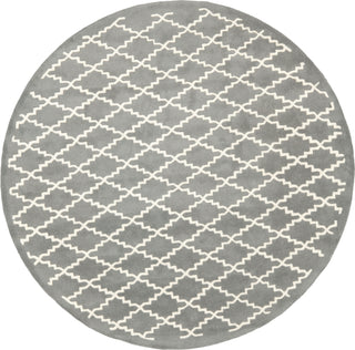 Safavieh Chatham Cht721 Dark Grey/Ivory Area Rug Round