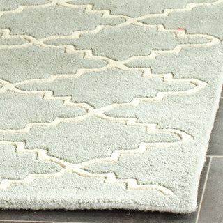 Safavieh Chatham Cht721 Light Blue/Ivory Area Rug Detail