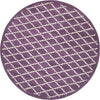 Safavieh Chatham Cht721 Purple/Ivory Area Rug Round