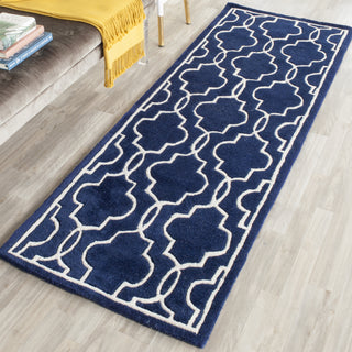 Safavieh Chatham Cht723 Dark Blue/Ivory Area Rug Room Scene