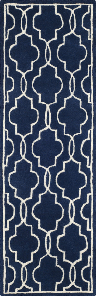 Safavieh Chatham Cht723 Dark Blue/Ivory Area Rug 