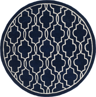 Safavieh Chatham Cht723 Dark Blue/Ivory Area Rug Round