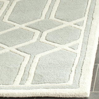 Safavieh Chatham Cht725 Grey/Ivory Area Rug Detail