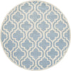 Safavieh Chatham Cht727 Blue/Ivory Area Rug Round