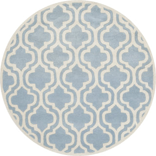 Safavieh Chatham Cht727 Blue/Ivory Area Rug Round