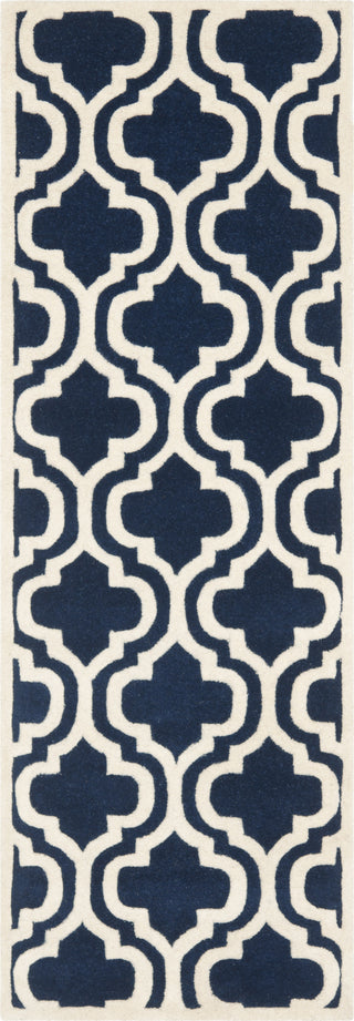 Safavieh Chatham Cht727 Dark Blue/Ivory Area Rug 