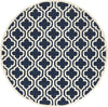 Safavieh Chatham Cht727 Dark Blue/Ivory Area Rug Round