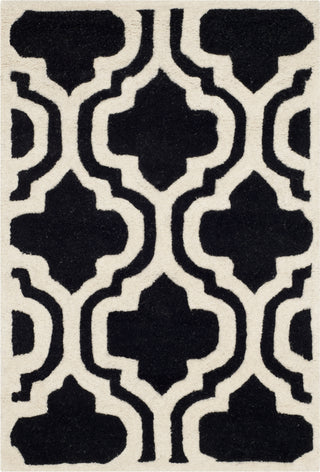 Safavieh Chatham Cht727 Black/Ivory Area Rug 