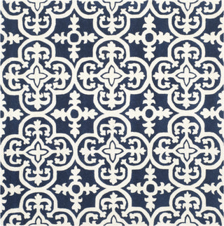 Safavieh Chatham Cht729 Dark Blue/Ivory Area Rug Square