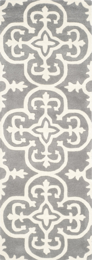 Safavieh Chatham Cht729 Dark Grey/Ivory Area Rug 