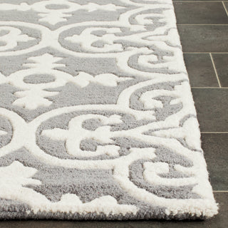 Safavieh Chatham Cht729 Dark Grey/Ivory Area Rug Detail