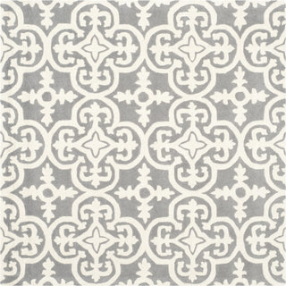 Safavieh Chatham Cht729 Dark Grey/Ivory Area Rug Square