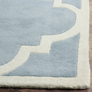 Safavieh Chatham 730 Blue/Ivory Area Rug Detail