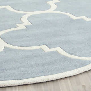 Safavieh Chatham 730 Blue/Ivory Area Rug Detail