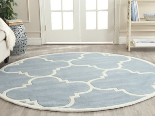 Safavieh Chatham 730 Blue/Ivory Area Rug Room Scene