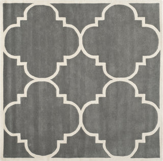 Safavieh Chatham 730 Dark Grey/Ivory Area Rug Square