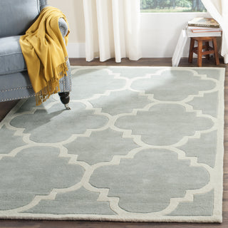 Safavieh Chatham 730 Grey/Ivory Area Rug Room Scene Feature