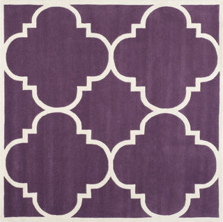 Safavieh Chatham 730 Purple/Ivory Area Rug Square